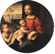 BUGIARDINI, Giuliano Virgin and Child with the Infant St John the Baptist oil painting picture wholesale